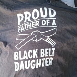 Black belt daughter/father tee